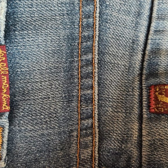 7 For All Mankind Blue Flare Jeans - Picture 12 of 12